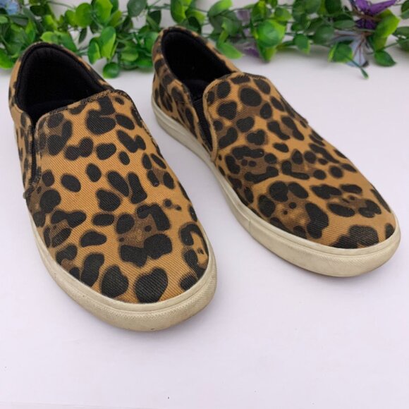 A New Day Cheetah Print Slide On Sneakers Size 9 - Picture 2 of 11